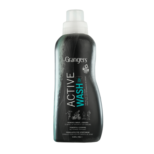 Grangers Active Wash 750 ml, wasmiddel tegen zweetgeur in sportkleding